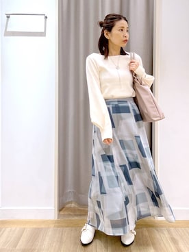 「アイテム（アクセサリー）」を使った、Kaoriさん（レディース・155cm・30代）の秋コーディネート