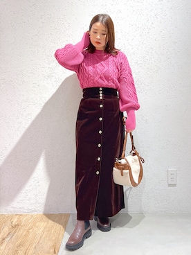 Kaoriさん(レディース・155cm)の冬コーディネート