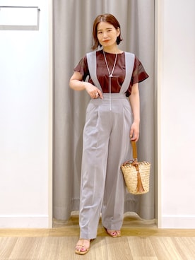 Kaoriさん（レディース・155cm）の夏コーディネート