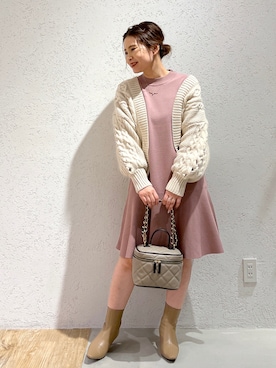 Kaoriさん（レディース・155cm）の冬コーディネート