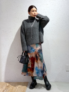 Kaoriさん（レディース・155cm）の冬コーディネート