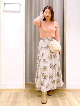 Kaoriさん（レディース・155cm）の冬コーディネート