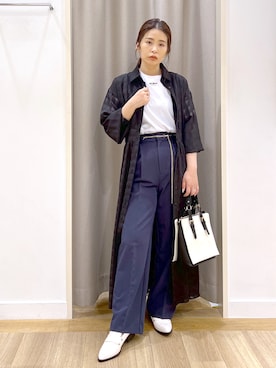 「andemiu」｜「アイテム（ワンピース/ドレス）」を使った、Kaoriさん（レディース・155cm）の春コーディネート