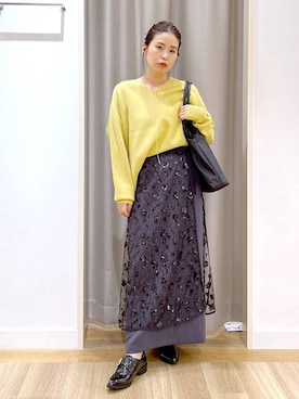 「アイテム（アクセサリー）」を使った、Kaoriさん（レディース・155cm・30代）の秋コーディネート