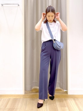 「andemiu」｜「アイテム（アクセサリー）」を使った、Kaoriさん（レディース・155cm）の春コーディネート