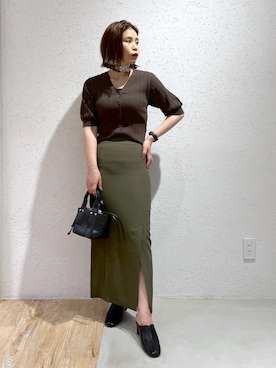 「andemiu」｜「アイテム（財布/小物）」を使った、Kaoriさん（レディース・155cm）の夏コーディネート