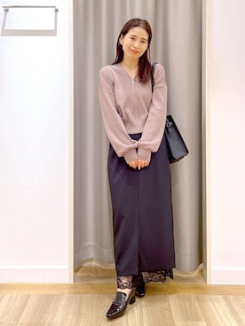 「アイテム（カーディガン/ボレロ）」を使った、Kaoriさん（レディース・155cm・30代）の夏コーディネート