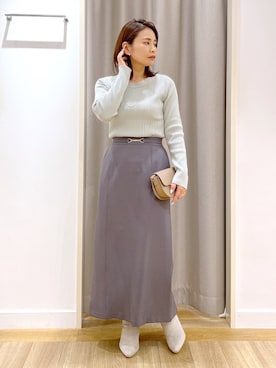 「andemiu」｜「アイテム（アクセサリー）」を使った、Kaoriさん（レディース・155cm）の冬コーディネート