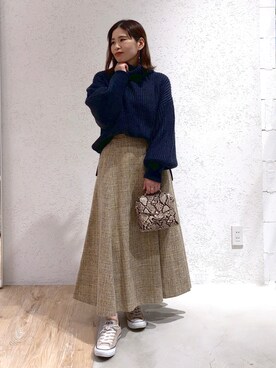 Kaoriさん（レディース・155cm）の冬コーディネート