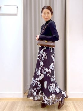 「アイテム（アクセサリー）」を使った、Kaoriさん（レディース・155cm・30代）の冬コーディネート