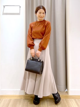Kaoriさん（レディース・155cm）の冬コーディネート