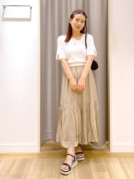 Kaoriさん（レディース・155cm）の夏コーディネート