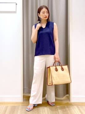 Kaoriさん（レディース・155cm）の夏コーディネート