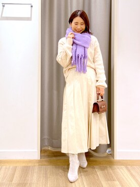 Kaoriさん（レディース・155cm）の冬コーディネート
