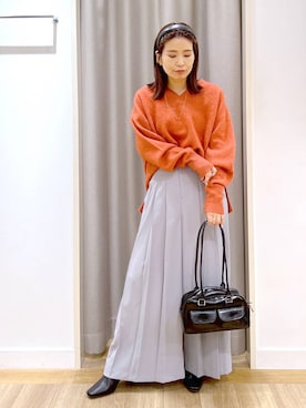 「アイテム（アクセサリー）」を使った、Kaoriさん（レディース・155cm・30代）の冬コーディネート