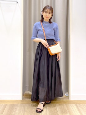 「andemiu」｜「アイテム（アクセサリー）」を使った、Kaoriさん（レディース・155cm）の春コーディネート