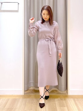 「アイテム（アクセサリー）」を使った、Kaoriさん（レディース・155cm・30代）の秋コーディネート