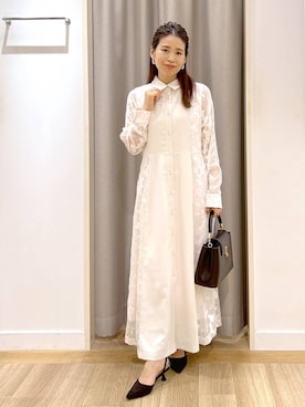 「アイテム（ワンピース/ドレス）」を使った、Kaoriさん（レディース・155cm・30代）の秋コーディネート