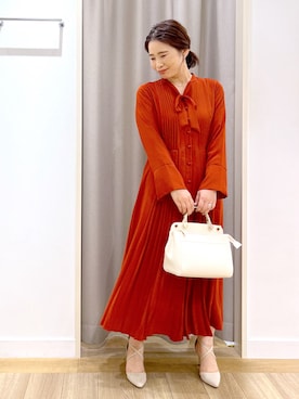 「andemiu」｜「アイテム（アクセサリー）」を使った、Kaoriさん（レディース・155cm）の冬コーディネート