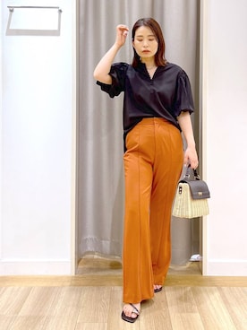 Kaoriさん（レディース・155cm）の夏コーディネート