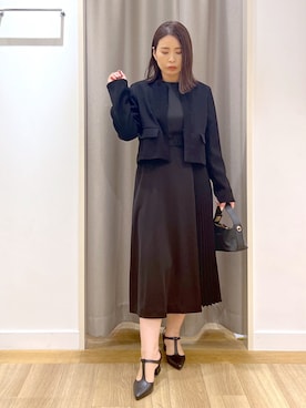 「andemiu」｜「アイテム（ジャケット/アウター）」を使った、Kaoriさん（レディース・155cm）の冬コーディネート