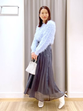 「アイテム（アクセサリー）」を使った、Kaoriさん（レディース・155cm・30代）の冬コーディネート