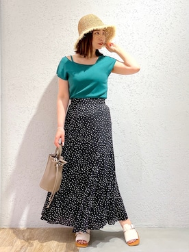 Kaoriさん（レディース・155cm）の夏コーディネート