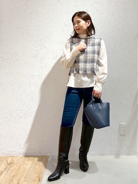 Kaoriさん（レディース・155cm）の冬コーディネート