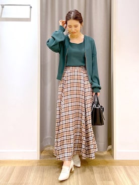 「アイテム（ネックレス）」を使った、Kaoriさん（レディース・155cm・30代）の夏コーディネート