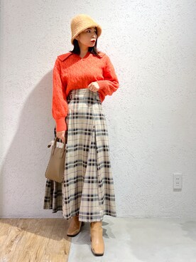 Kaoriさん（レディース・155cm）の冬コーディネート