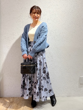 Kaoriさん（レディース・155cm）の冬コーディネート