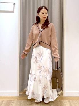 Kaoriさん（レディース・155cm）の春コーディネート