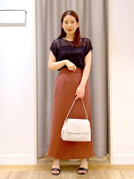 「Andemiu」｜Kaoriさん（レディース・155cm）の夏コーディネート