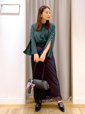 「アイテム（スカート）」を使った、Kaoriさん（レディース・155cm・30代）の夏コーディネート
