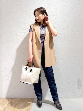 Kaoriさん（レディース・155cm）の春コーディネート