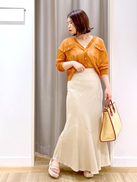 Kaoriさん（レディース・155cm）の春コーディネート