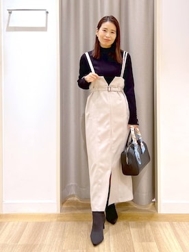 Kaoriさん（レディース・155cm）の冬コーディネート