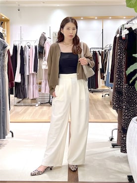 「Andemiu（アンデミュウ）のアイテム」を使った、Kaoriさん（レディース・155cm）の秋コーディネート