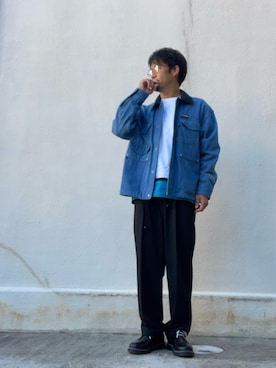 「アイテム（その他アウター）」を使った、takeさん（メンズ・170cm・40代）の秋コーディネート