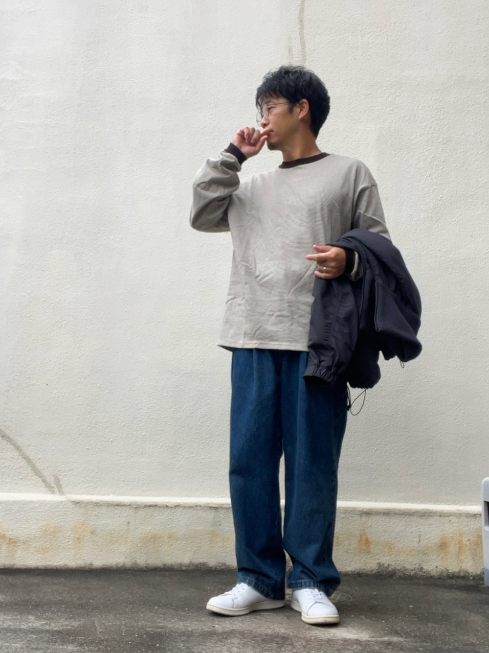 モンキータイム コーデュラ ナイロン グログラン ニット カラー ジャケット MONKEY TIME（モンキータイム）の「＜monkey time＞ コーデュラ