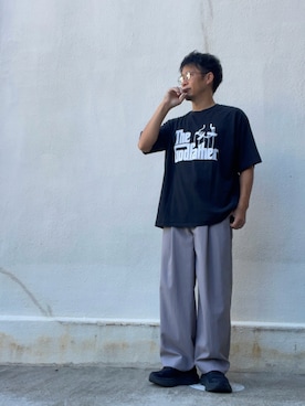 「アイテム（トップス）」を使った、takeさん（メンズ・170cm・40代）の秋コーディネート