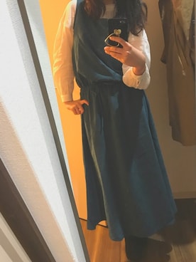 「AS KNOW AS plus（アズノゥアズプラス）のアイテム（ワンピース）」を使った、arisawonderlandさん（レディース・160cm）の春コーディネート