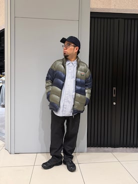 「Gramicci（グラミチ）のアイテム」を使った、maeyamaさん（メンズ・170cm）の冬コーディネート