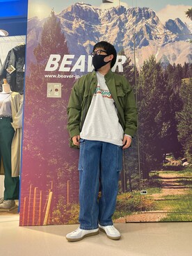 「MANASTASH（マナスタッシュ）のアイテム（スウェット）」を使った、maeyamaさん（メンズ・170cm）の春コーディネート