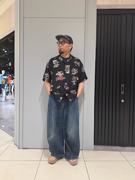 「schott（ショット）のアイテム」を使った、maeyamaさん（メンズ・170cm）の夏コーディネート