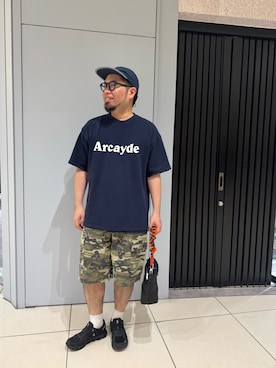「On（オン）のアイテム（スニーカー）」を使った、maeyamaさん（メンズ・170cm）の夏コーディネート