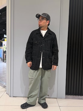 「MANASTASH（マナスタッシュ）のアイテム」を使った、maeyamaさん（メンズ・170cm）の春コーディネート