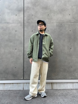 「MANASTASH（マナスタッシュ）のアイテム（スウェット）」を使った、maeyamaさん（メンズ・170cm）の秋コーディネート