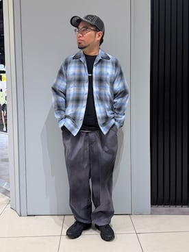 「schott（ショット）のアイテム（トップス）」を使った、maeyamaさん（メンズ・170cm）の春コーディネート