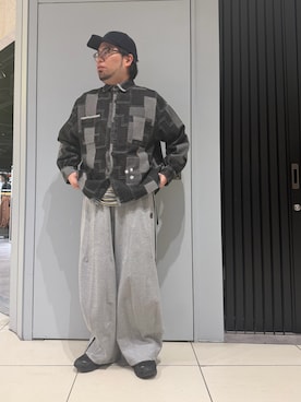 「BEAVER（ビーバー）のアイテム」を使った、maeyamaさん（メンズ・170cm）の冬コーディネート